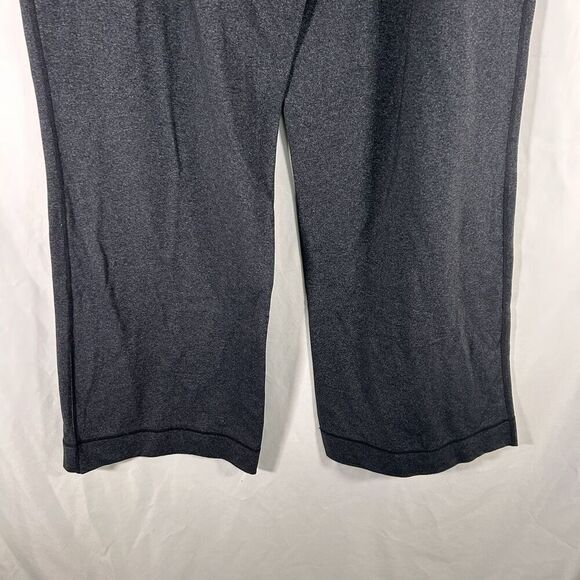 Lululemon Pants Women's 10 Grey Pull On Drawstring Pockets Wide Leg - Picture 7 of 8